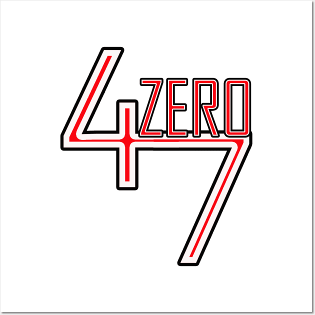 4zero7 Wall Art by Six5 Designs